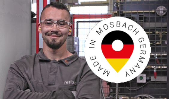 Angajat din Mosbach „Fabricat în Mosbach”“