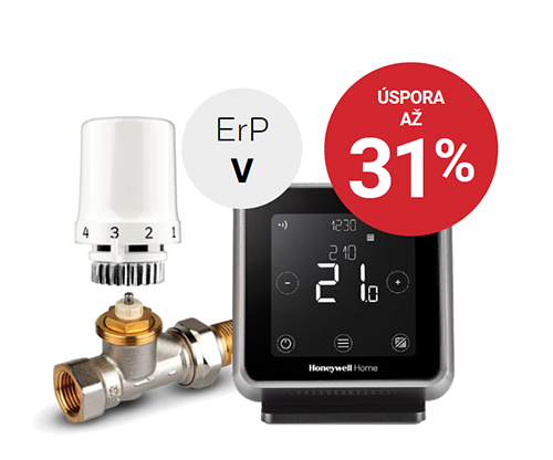 T6 inteligentný Wi-Fi termostat + termostatické ventily V2000SX + hlavice Thera 6